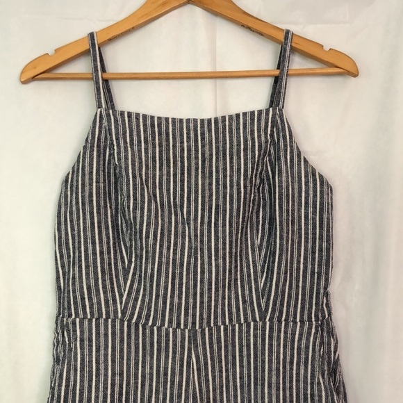 OLD NAVY Sleeveless Striped Linen-Blend Jumpsuit for Women Size M - Picture 4 of 12